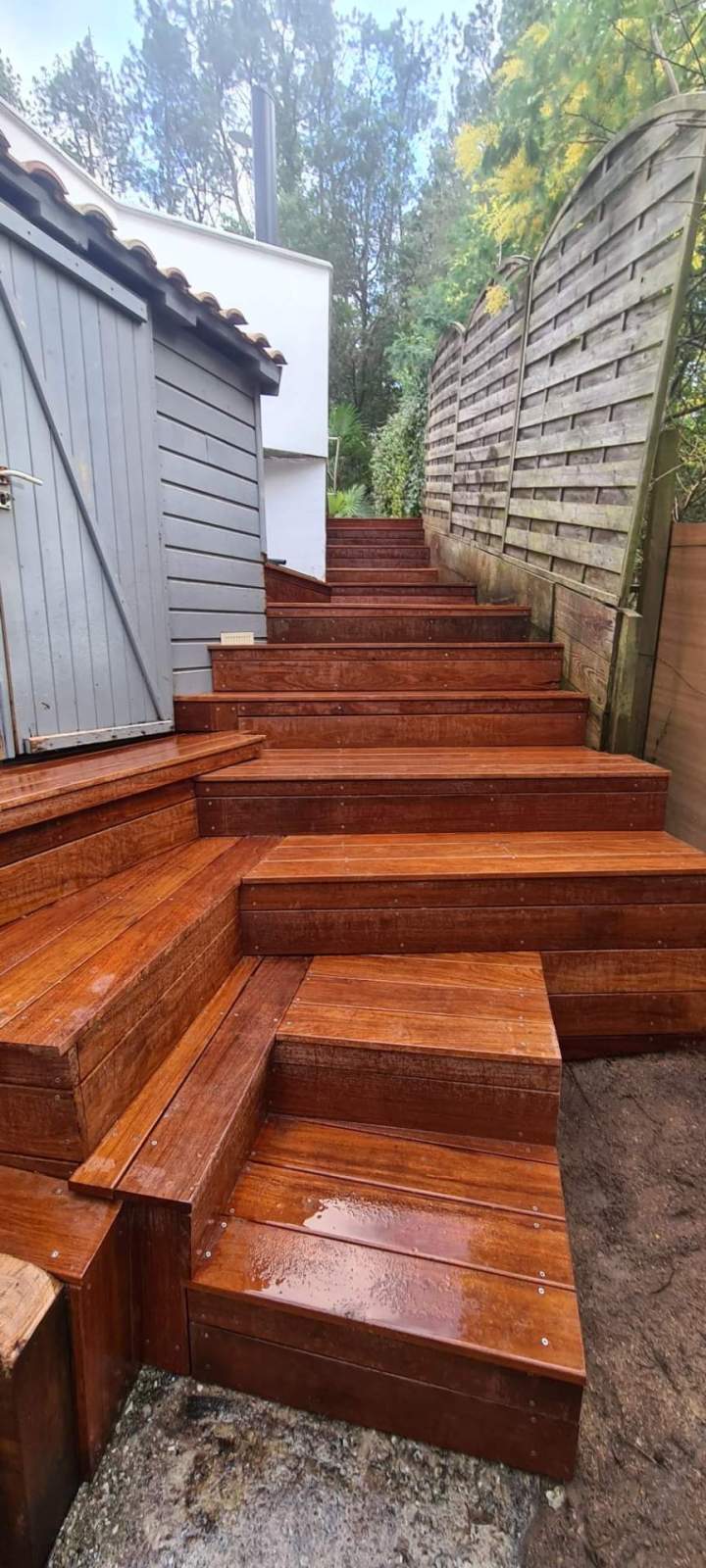 Terrasse soignée Les Landes