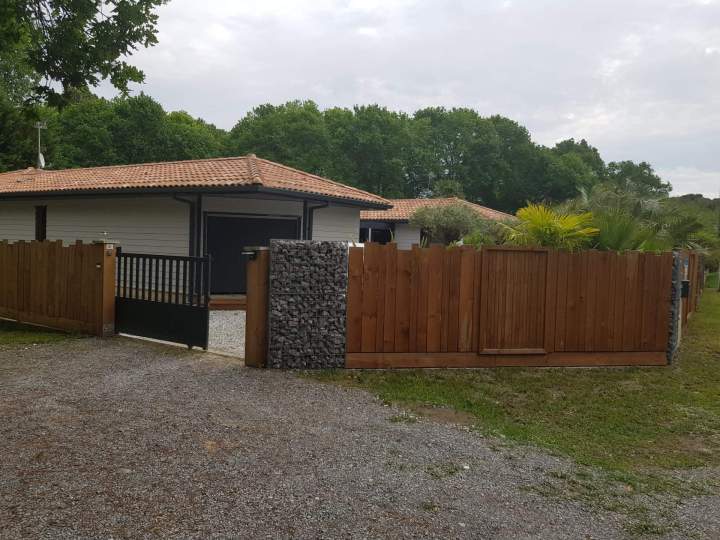 Clôture bois esthétique Les Landes