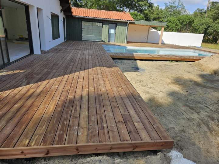 Terrasse esthétique Les Landes