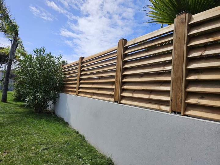 Conception de clôture bois Les Landes