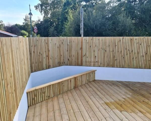 Terrasse Cedral Landes