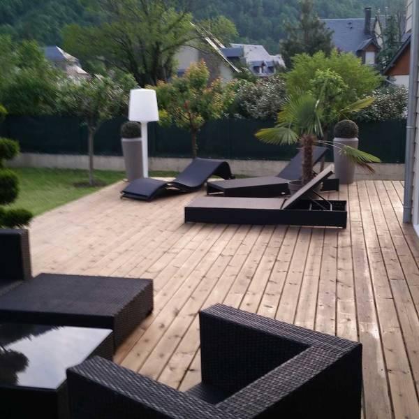 Terrasse Cedral Landes