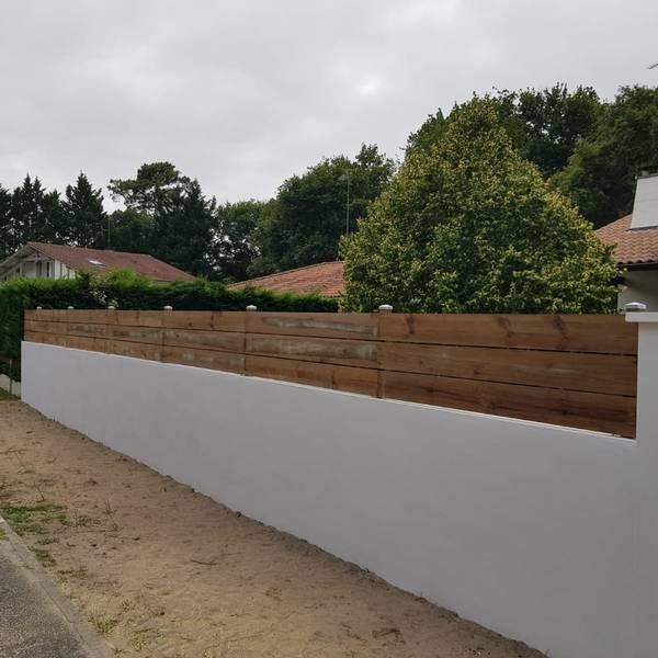 Fabricant clôture bois Landes