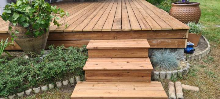 Terrasse chaleureuse Les Landes