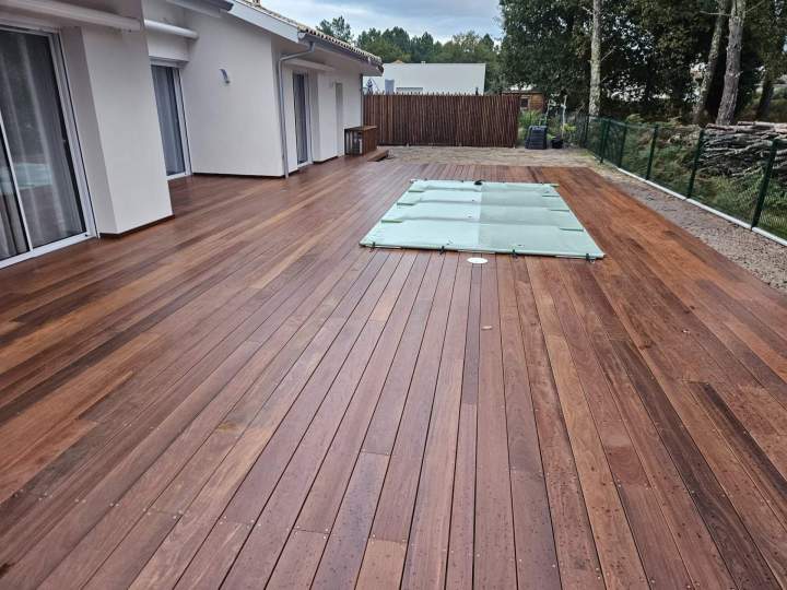 Terrasse en bois pérenne Les Landes